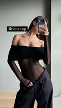 Briana mesh top