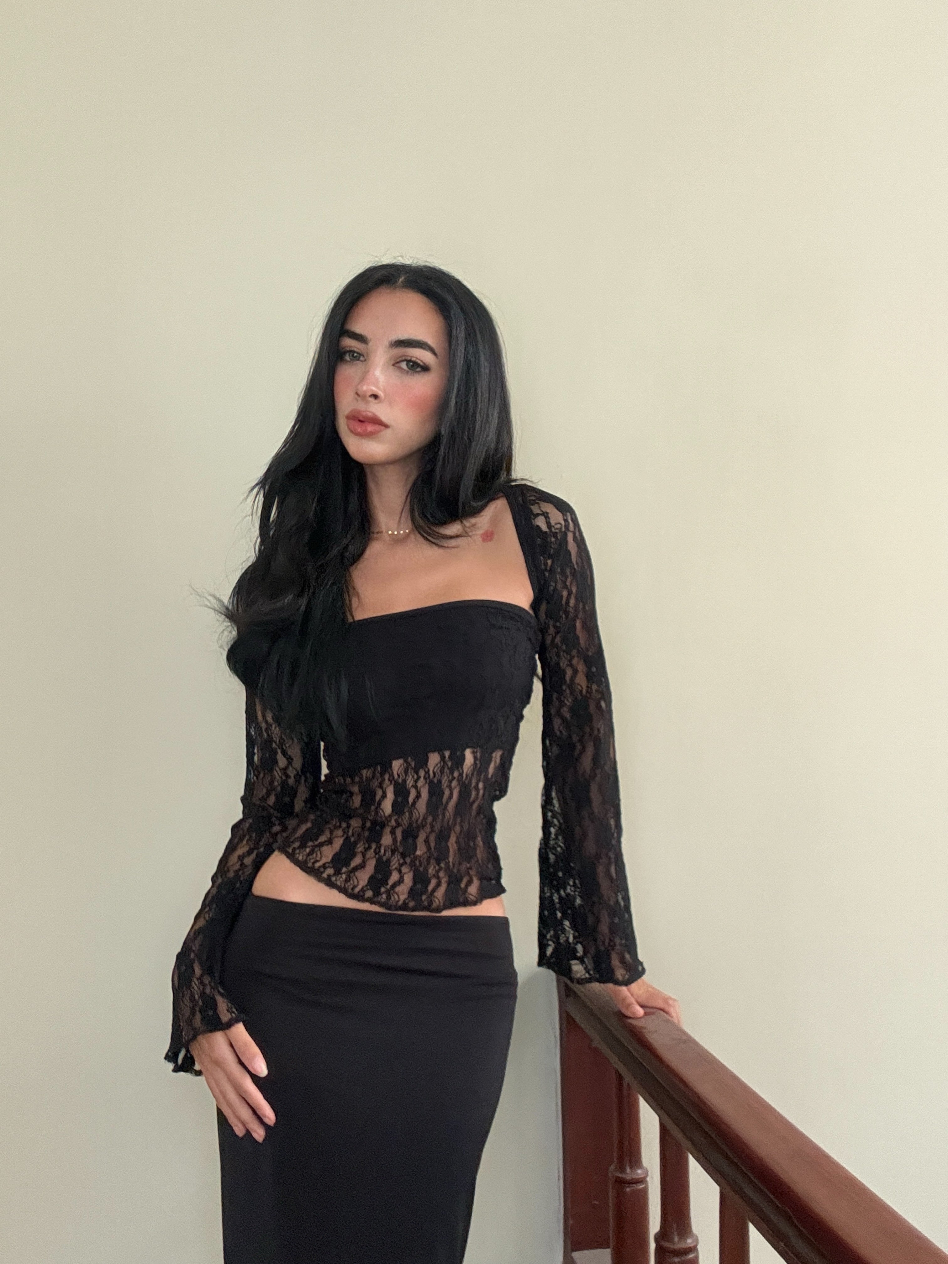 Sara top encaje